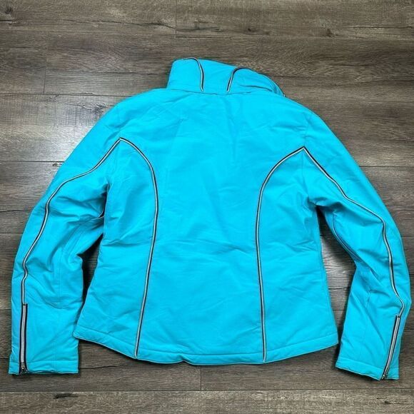 Skea Women’s Size 12 Paris Vail Snow Jacket Teal Blue Full Zip Outerwear - Picture 12 of 12